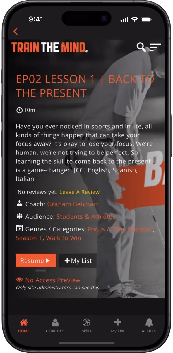 Train the Mind Builds a Professional, 5-Star Mobile App for Minimal Investment with MobiLoud