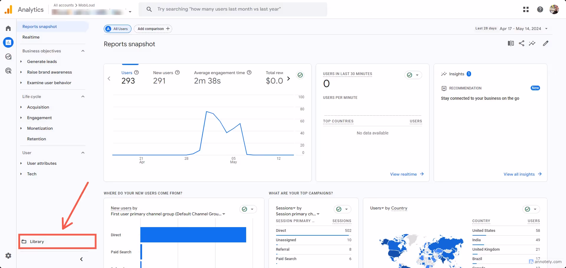 Custom app reports in Google Analytics