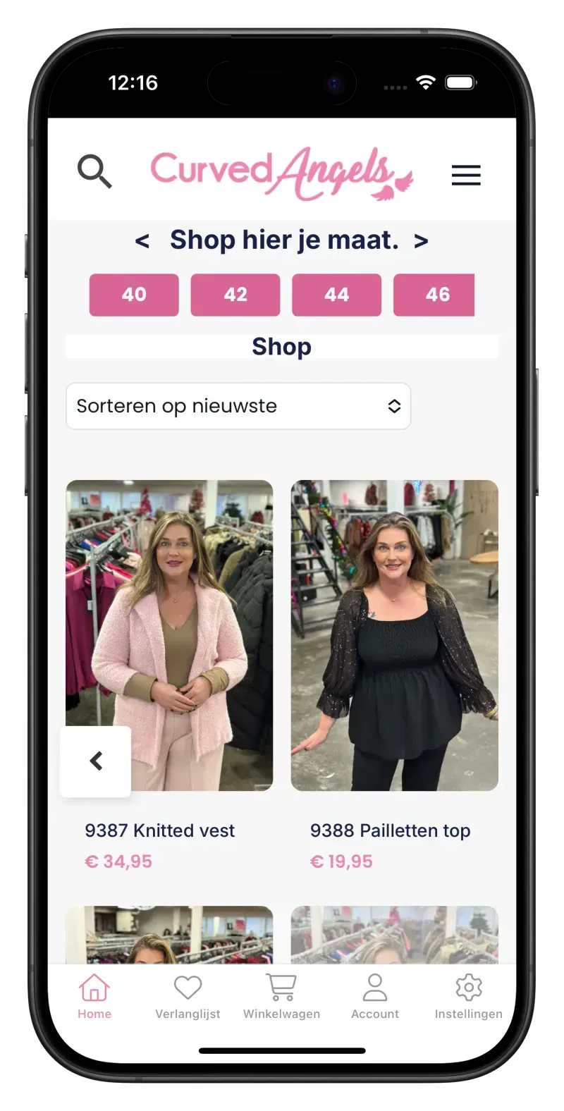 Curved Angels Launched a Faster, Lighter Mobile App Experience for Their Loyal Customer Base